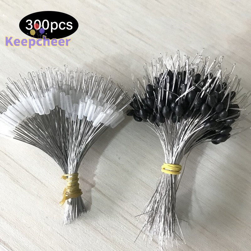 [Keepcheer] 300 Cái / lốc Phao Cao Su Chặn Câu Cá Bobber Chặn Phao Hình Trụ Không Gian B [Mới]