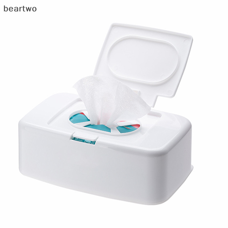 < Beartwo > Hộp đựng khăn giấy ướt Khăn lau di động Hộp đựng khăn ăn Hộp đựng đồ đẹp