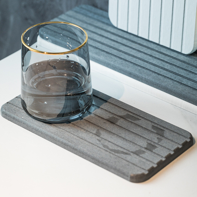 Nhanh Khô Nhà Diatomite Thảm Nhà Bếp Phòng Tắm Chậu Rửa Miếng Lót Coaster Hình Chữ Nhật Thấm Hút Vệ Sinh Đồ Dùng Khách Sạn | BigBuy360 - bigbuy360.vn