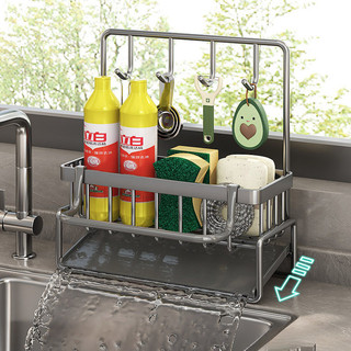 Giá để đồ treo tường không đục lỗ Giá để đồ nhà bếp Bồn rửa chén bằng thép Carbon Giá để đồ trên mặt bàn Đa chức năng Đồ bọt biển gia dụng Giỏ thoát nước Giá để bát đĩa Giá để đồ bằng chất lỏng