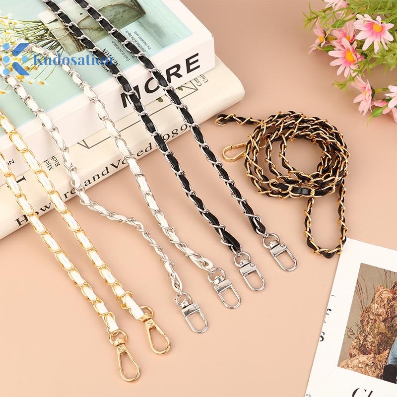 Kudosation 120cm Ví Dây Xích Đeo Ngang Túi Xách Dây Xích Thay Thế Da Túi Đeo Vai Dây Xích Diy Nữ Cô Gái Túi Một Phần Phụ Kiện