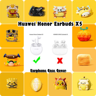 [imamura] Dành Cho Huawei Honor Earbuds X5 Ốp Lưng Tai Nghe Hoạt Hình Thời Trang Vỏ Silicon Mềm NO.4
