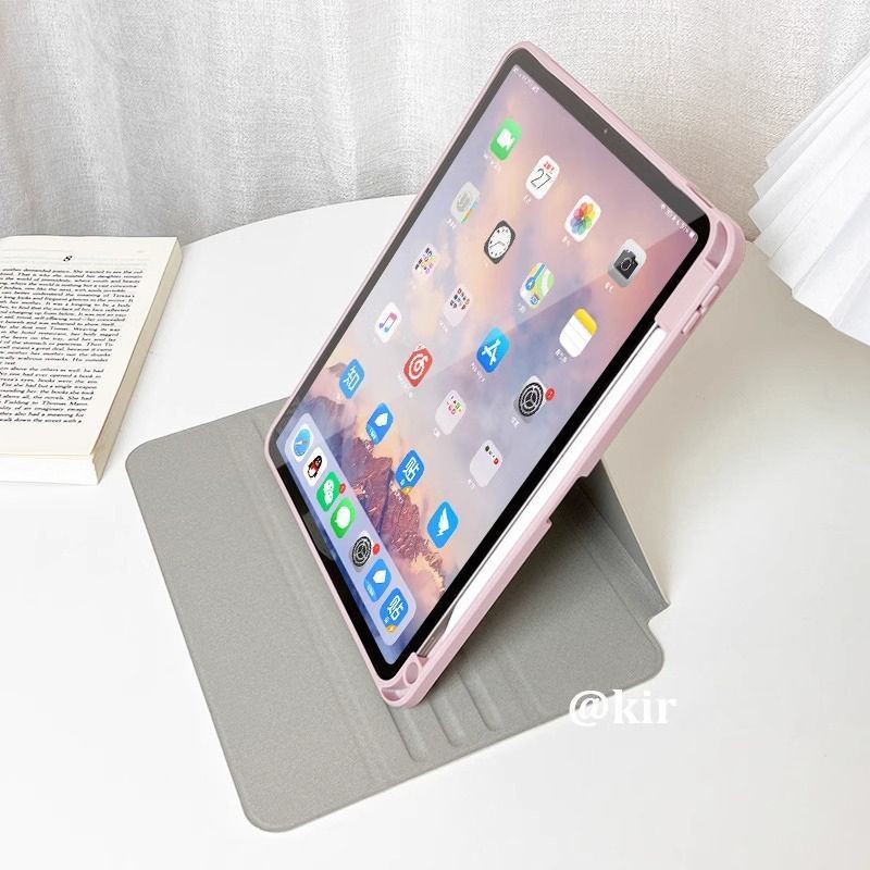 Ốp bảo vệ cho Samsung Galaxy Tab A7 lite 8.7inch S9 FE + Tab A8 vỏ S10 FE + A9 + S7 + / S8 + / S7FE S10ULTRA Tab S6 lite 2024 s10plus 12.4inch Vỏ máy tính bảng xoay 360 độ