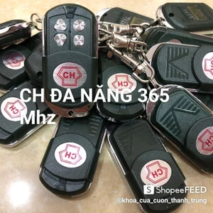 # Điều khiển cửa cuốn CH ĐA NĂNG 365 mhz đèn đỏ mã nhảy Thông minh học tay đang dùng
