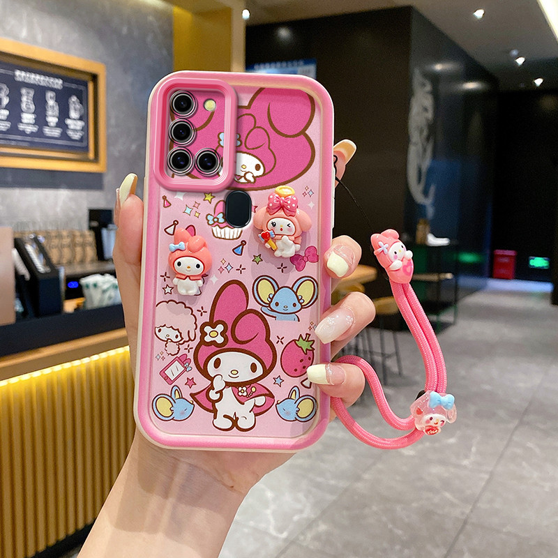 ốp lưng samsung a21s Ốp điện thoại búp bê 3D dễ thương cho ốp lưng samsung a21s
