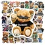 50 Sticker GẤU NÂU Chống Nước Sticker Dán Laptop - Điện Thoại - Đàn Guitar - Mũ Bảo Hiểm - Vali | MS: 000374