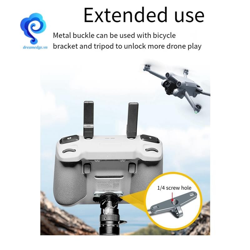 [Dreamedge] Dành cho / Điều khiển từ xa RC với bảng gắn màn hình Móc kim loại Giá đỡ khóa Phụ kiện máy bay không người lái