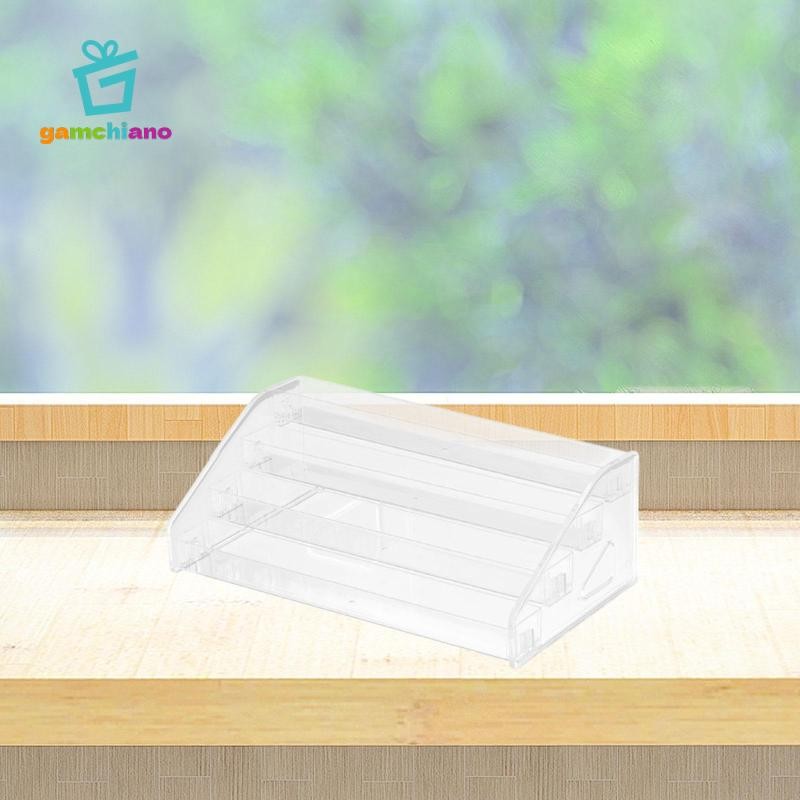 Gamchiano Acrylic Kệ Bảo Quản Để Bàn Hộp Tủ Đa Năng 1 / 64 Đồ Chơi Ô Tô Trưng Bày Cho Nhân Vật Hành Động Thủ Công Văn Phòng