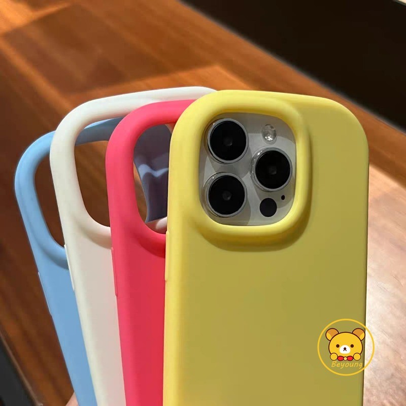 Ốp Điện Thoại Màu Kẹo Tươi Mùa Hè Cho iPhone 16E 16 Pro Max 15 14 Plus 11 Pro Max 16ProMax 15ProMax Vỏ Mềm Mờ Dễ Thương Chống Sốc Chống Rơi Ốp Lưng