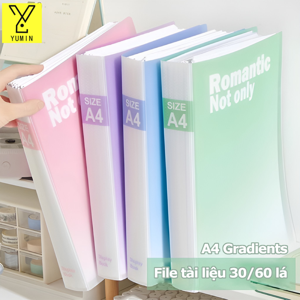 File Tài Liệu File Lá 30 60 Túi Đựng Tài Liệu Màu Pastel Học Sinh Deli ...