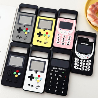 Ốp điện thoại hình điện thoại console trò chơi thời thơ ấu silicone 3D cho Google Pixel 9 8 7 Pro pixel 9proXL Fold