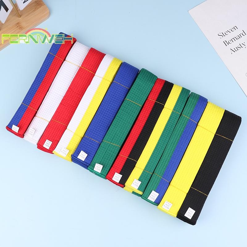 [Fernweh] 1PC 200cm Taekwondo ITF Đai Màu Đai Võ Thuật Karate Judo Đồng Nhất Phụ Kiện Dây Cotton Chất Lượng [MỚI]