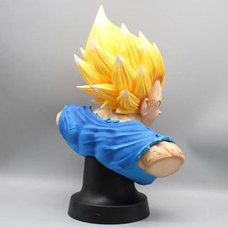 37cm Dragon Ball Anime Hình Gk Magic Vegeta 1: 1 Half Bust Super Saiyan PVC Hình