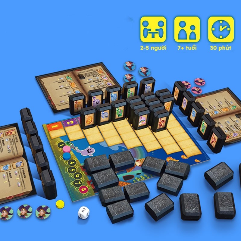 Boardgame Abraca...What Trò chơi suy luận gia đình có luật Việt Hoá Tigar