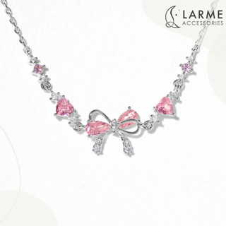 Vòng tay nữ lắc tay nơ phong cách tiểu thư làm quà tặng Larme accessories -VT0183