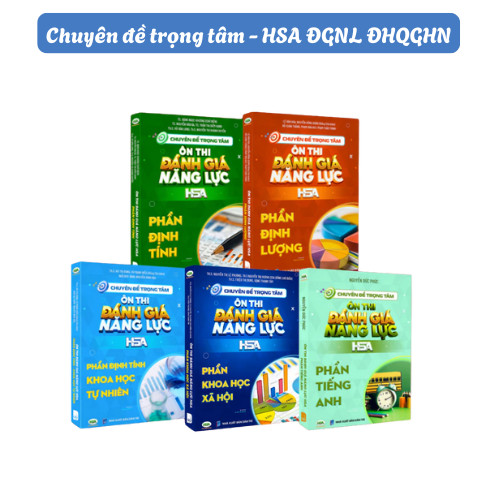 [HSA] Sách - Combo Chuyên đề trọng tâm ôn thi ĐGNL Hà Nội ((Định Tính ...