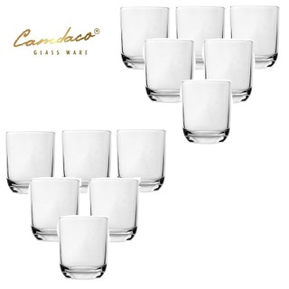 Bộ 12 Ly Thủy Tinh Bầu Lùn Uống Trà Đá 225ML - PCD22003 Cẩm Đạt - Trường An VN