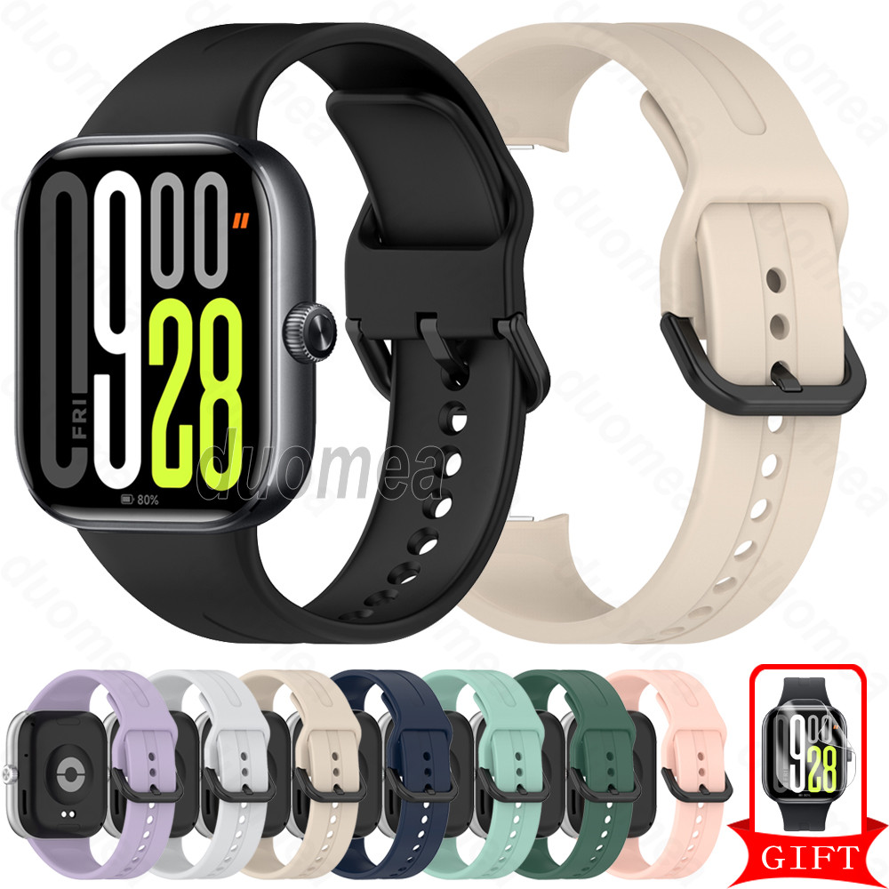 Dây đeo cổ tay bằng silicon Vòng đeo tay Vòng đeo tay Phụ kiện cho Redmi Watch 6 Active Lite 5 4 / Xiaomi Smart Band 10 9 8 Pro