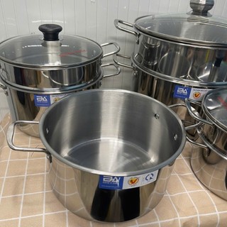 Bộ Nồi xửng hấp cá,nấu xôi Inox Đông Á đáy từ, hấp gà - Dùng được bếp từ - Phương Trang