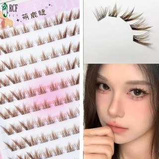 Brown Mix 10-14mm Cụm mi liền mạch dày đặc Mở rộng lông mi lý tưởng cho các bữa tiệc Cosplay và trang phục