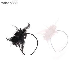 Meisha888 1 Nữ Fascinator Mũ Hoa Lưới Sợi Cocktail Tiệc Cưới Phụ Kiện Tóc Trang Trí