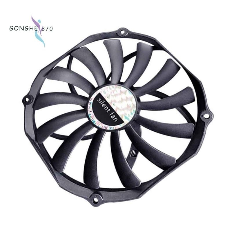 14015 Quạt ốp lưng Âm lượng không khí lớn Tiếng ồn thấp 140X140X15MM Siêu mỏng 4PIN PWM 14CM Quạt