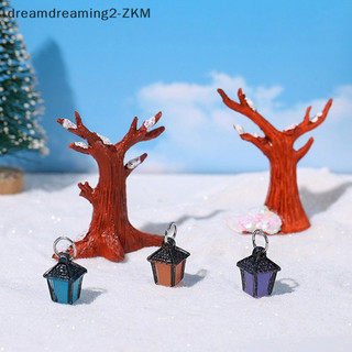 [dreamdreaming] 1 Bộ Đèn Lồng Cây Dạ Quang Trang Trí Retro Đồ trang trí Đèn Nhỏ Micro Trang Trí Phong Cảnh Nhà Búp Bê Thu Nhỏ [zkm]