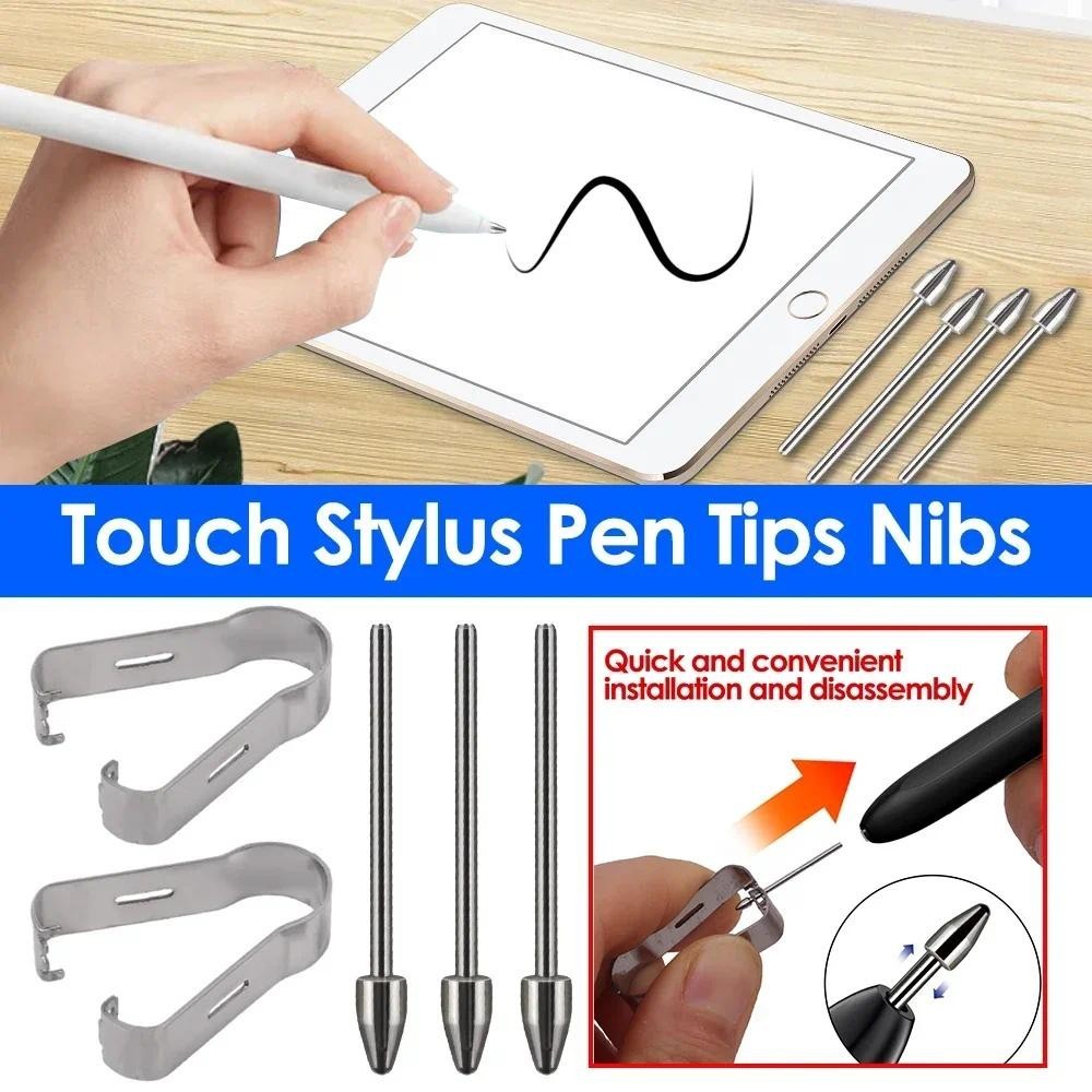 Ảnh Đầu Kim Loại Fonken Cho Samsung Galaxy Tab S6 S7 S8 S9 S22 S23 S24 Note20 Note10 Stylus Tip Máy Tính Bảng Thay Thế Bút Chì Nib Với Kẹp Dụng Cụ 2