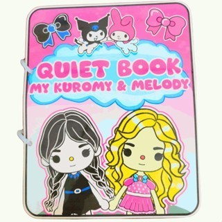 Đồ Chơi Giấy Thủ Công Búp Bê, Đồ Chơi Bé Gái Toca Boca, Bộ Quite Book Nhiều Chủ Đề Cho Bé Gái H0N