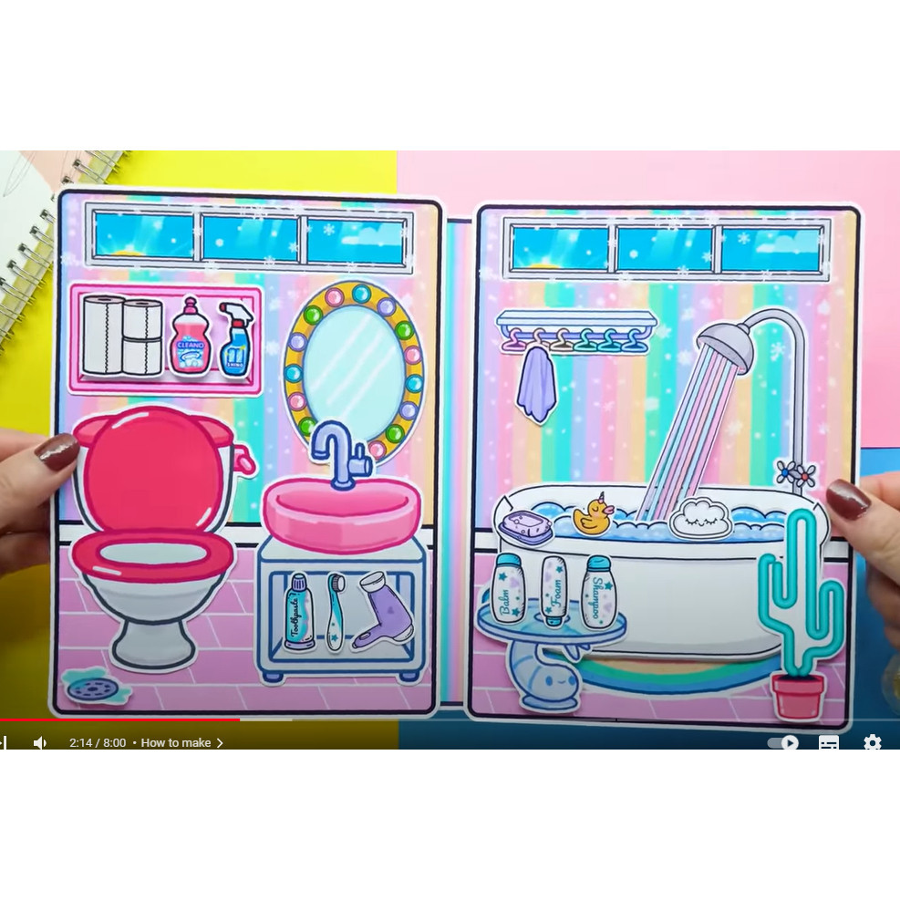 wednesday ngôi nhà cầu vồng của búp bê -Happyfunny đồ chơi cho bé gái cô tiên xanh