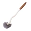 Cọ vệ sinh bồn cầu toilet lưng gù cán gỗ 41x9cm