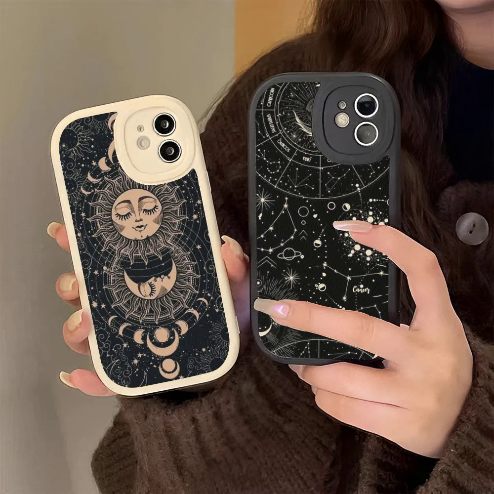 BK-1 Witches Moon Tarot Mystery Ốp Điện Thoại Da Cứng Cho iPhone 17,15 14 13 12 Mini 11 14 Pro Max Xs X Xr 7 8 Plus Funda