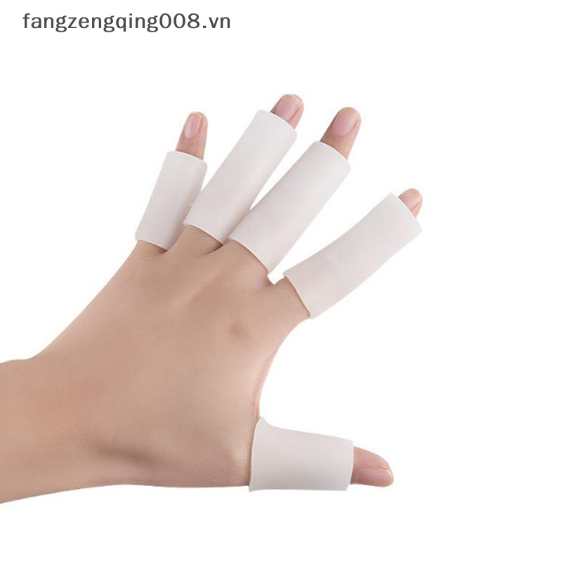 F8vn 5 chiếc ống gel silicone băng ngón tay bảo vệ ngón chân chân giảm đau chân chăm sóc f8vn