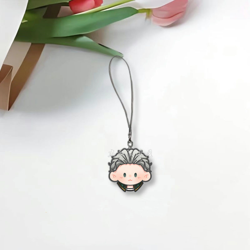 Gió Ngắt Điện Thoại Di Động Dây Sakura Haruka Suou Hayato Acrylic Mặt Dây Chuyền Kawaii Dây Treo Dễ Thương Anime Hàng