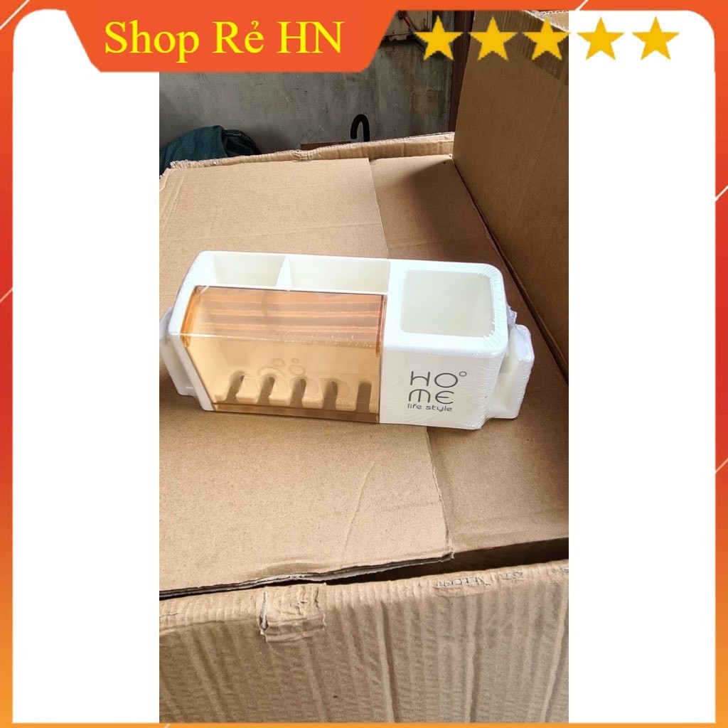 Kệ để Bàn Chải, Kem Đánh Răng Dán Tường - Siêu chắc chắn