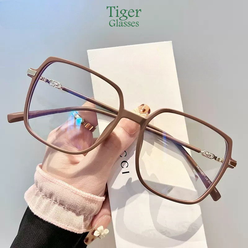 Kính cận thị thời trang -0.5 -1.0 -1.5 -2.0 -2.5 -3.0 -3.5 -4.0 độ dành cho nam và nữ với tròng kính có thể tháo rời kính chống ánh sáng xanh 045