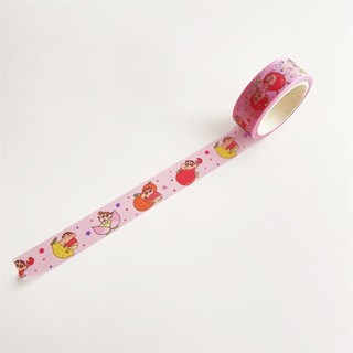 Băng Keo Hoạt Hình Dễ Thương Dài 5m/Cuộn, Washi, Giấy Dính Masking (11-17)