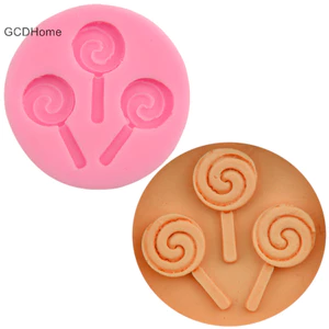 Gcdhome Halloween Lollipop Khuôn Silicon Chocolate Fondant Khuôn Nướng DIY HOT