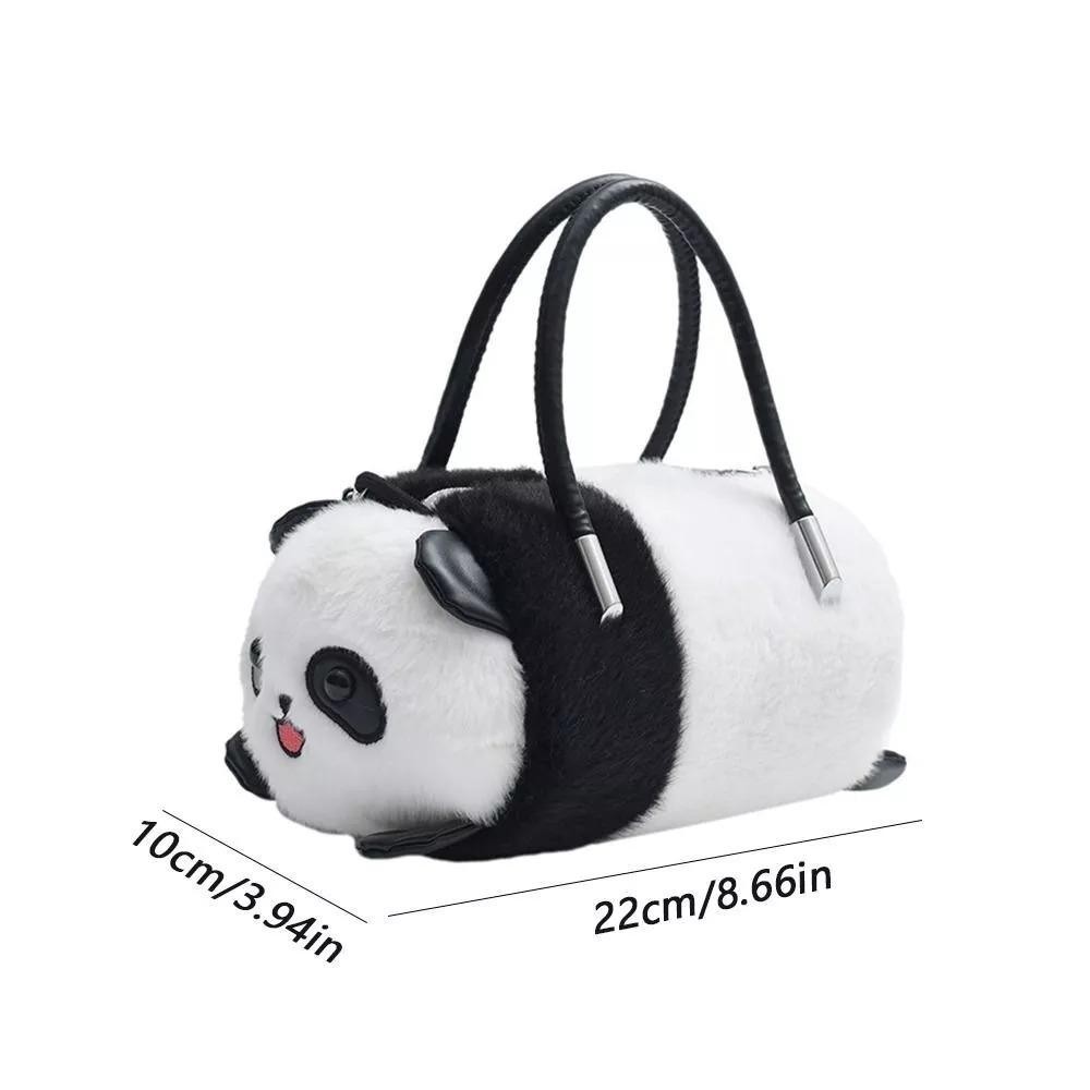 Túi đeo chéo động vật GUSTAVA, Túi đeo vai dây xích hợp thời trang thông thường, Túi sang trọng gấu trúc nữ dễ thương