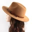 Mũ FEDAOG Panama, Vành Rộng Có Khóa Thắt Lưng Mũ Fedora, Thời Trang Mềm Mại Thanh Lịch Vintage Mũ Cao Bồi Nam Nữ