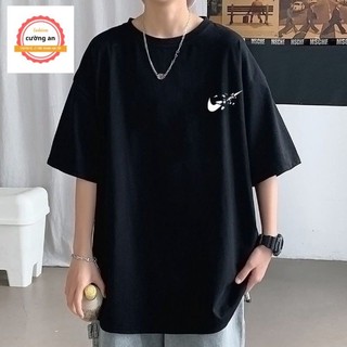 Áo thun nam, áo phông nam tay ngắn cổ tròn chất thun lạnh dày dặn thoáng mát ATN049 - cường an fashion