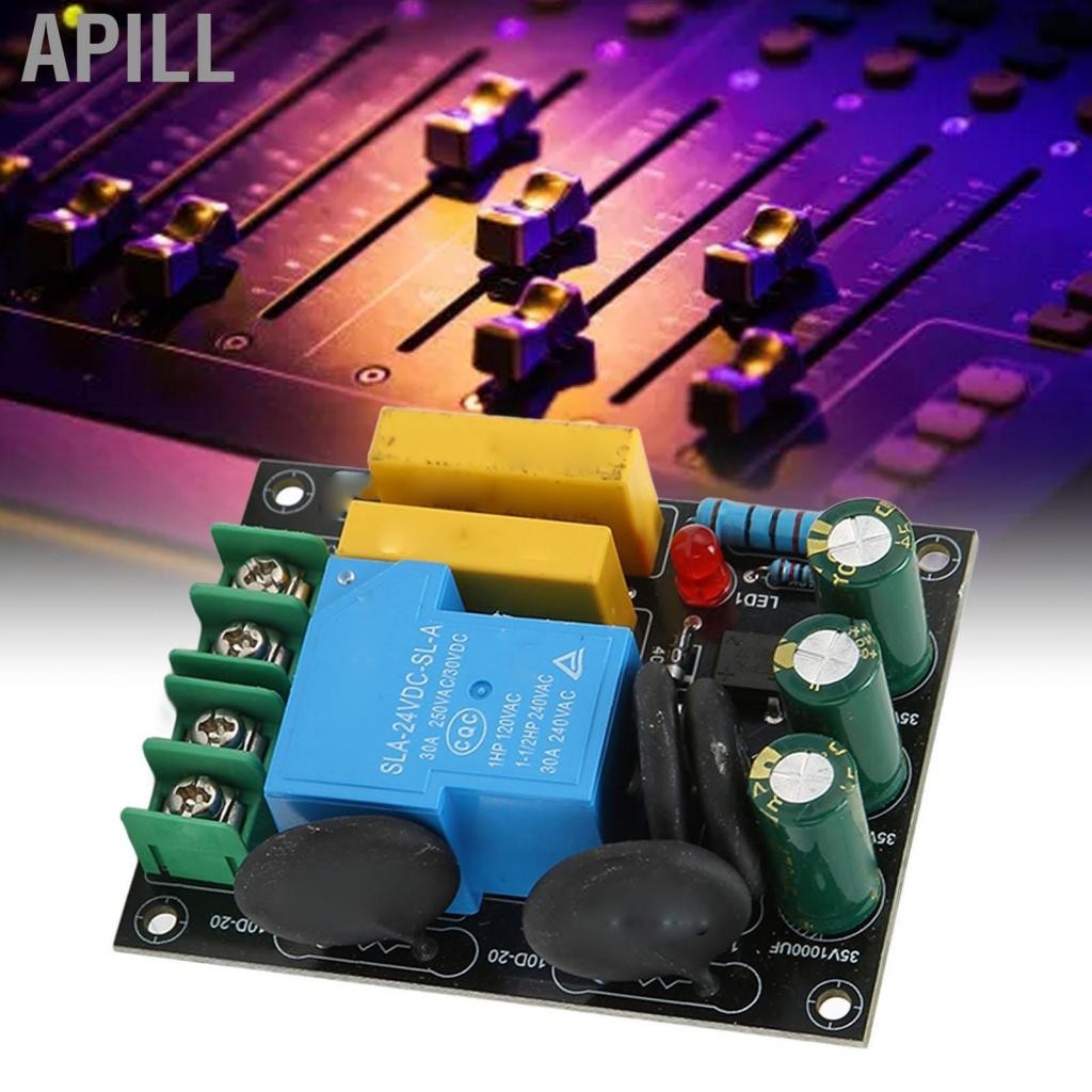 Apill Mô-đun bảng bảo vệ khởi động mềm 30A 6600W dành cho bộ khuếch đại loại A nóng