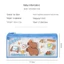 TOPTOOLCX Túi Capybara, Túi đựng bút xốp trong suốt, Quà tặng sinh viên đa chức năng dễ thương Túi văn phòng phẩm dung tích lớn Thẻ ID