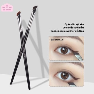 Cọ kẻ chân mày và kẻ mắt eyeliner trang điểm mắt Gecomo đầu xéo G1092 G1093