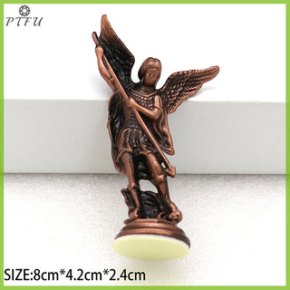 Ptfu 1 Thủ Công Cho Phòng Gia Đình Để Bàn Để Bàn Christian Saint Michael FigurineThe Archangel Defeag Satan Guardian Tượng Mới