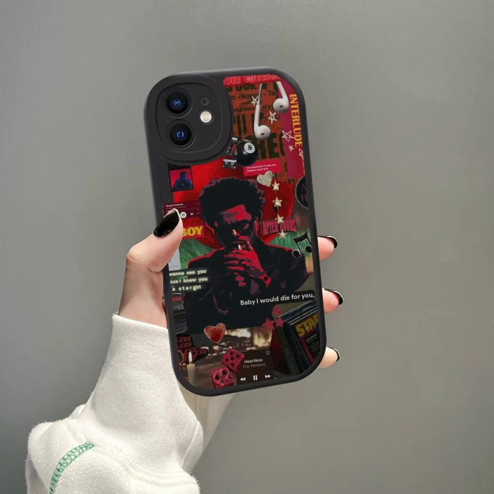 TP-1 The Weeknd XO Singer Ốp Điện Thoại Da Cừu Cho Iphone 17,15 14 Pro Max 11 13 12 Mini X Xr Xs 8 6 7 Puls Se Luxury Mobile