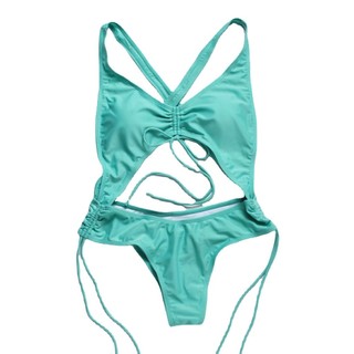 Bikini Nữ Một Mảnh Đồ Bơi Dây Lưng Dây Rút Đồ Bơi