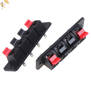 [Gou] 2 Cái 4 Vị Trí Đầu Nối Lò Xo Đầu Cuối Loa Âm Thanh Thiết Bị Đầu Cuối Kẹp Dây VN