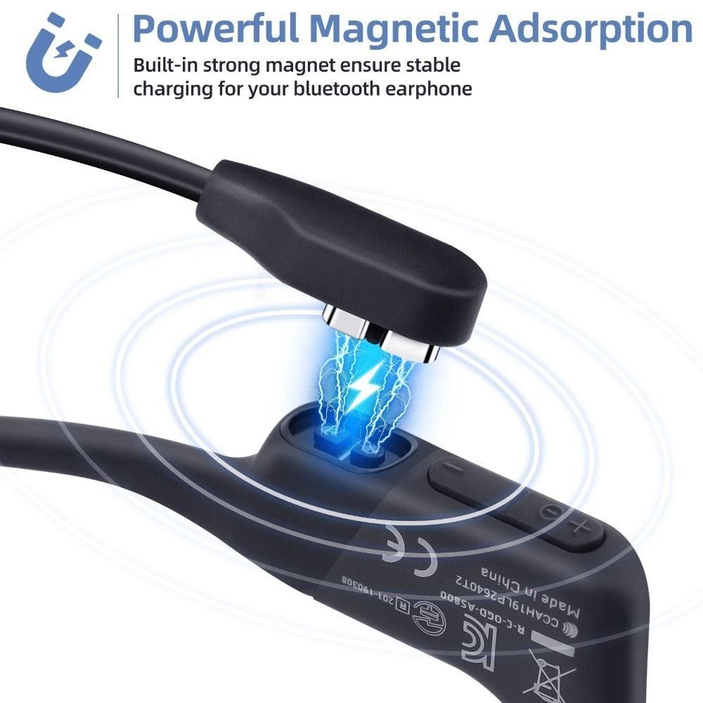 Bộ sạc tai nghe dẫn truyền xương DAYONE, Cáp sạc USB Type-C đa năng 100cm, PVC Ổn định Bảo vệ quá tải Tai nghe Bluetooth Dây nguồn cho sau Shokz AS800 AS803 S810