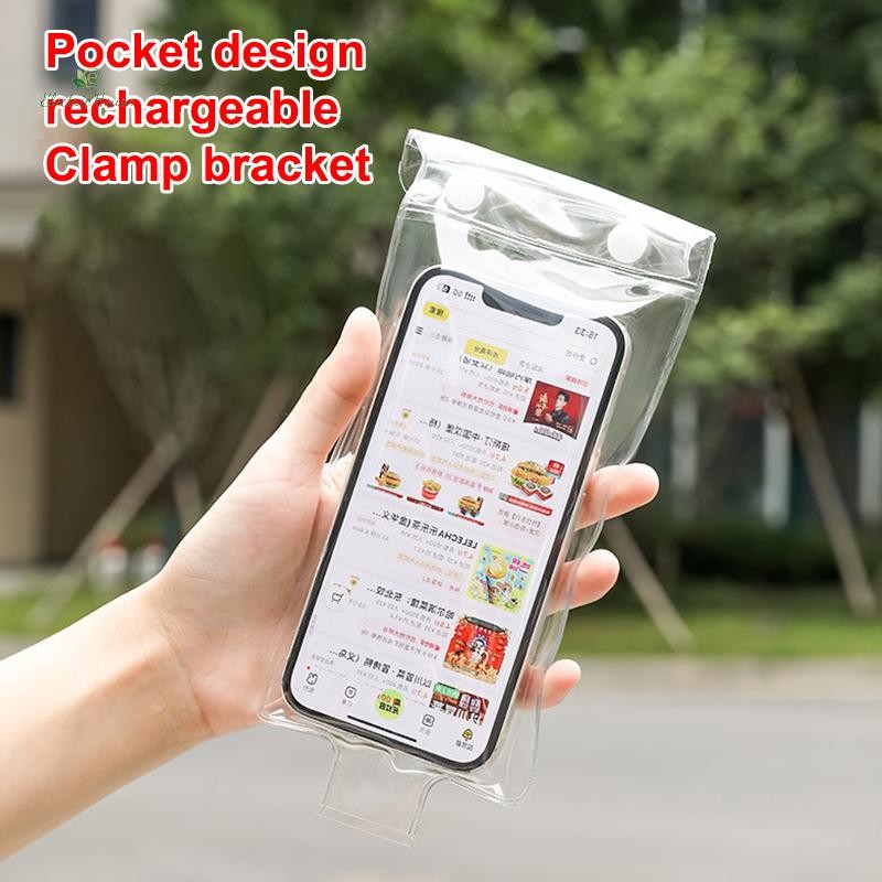 [Nhà Điện] 5 Chiếc Trong Suốt Chống Thấm Nước Bảo Vệ Điện Thoại Túi Có Vỏ Điện Thoại Chống Mưa Màn Hình Cảm Ứng Cho Xe Đạp Xe Máy mới
